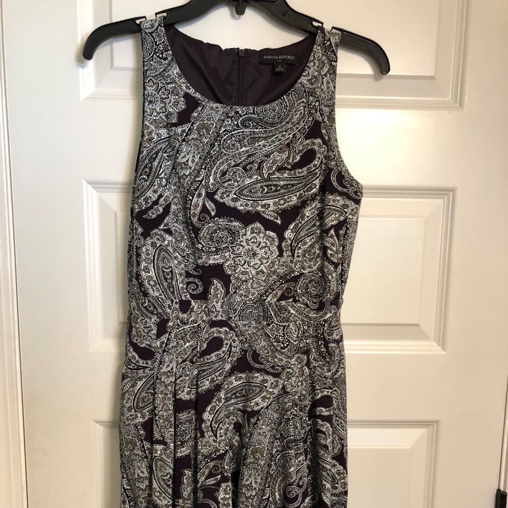 Banana republic A-line dress with pockets